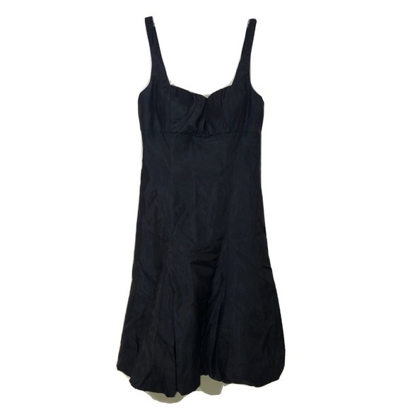 Vera WangDress Bridesmaid Black Bubble Elegant - Picture 1 of 8